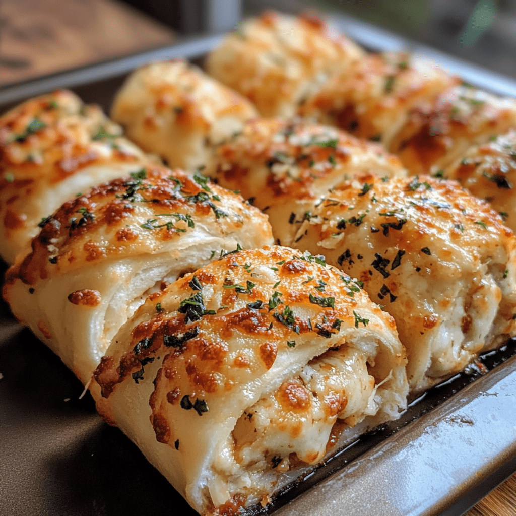 Garlic Parmesan Chicken Pizza Rolls: A Must-Try Delight!