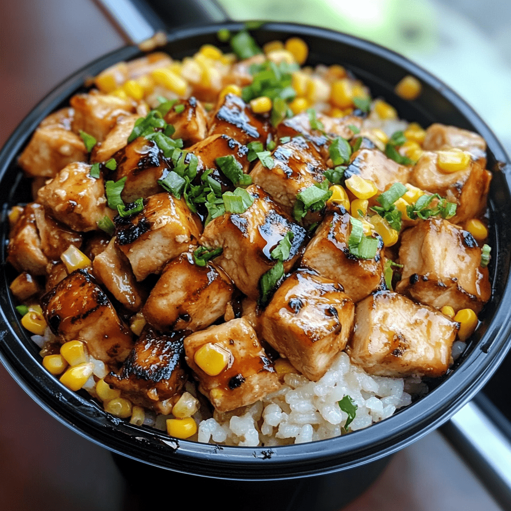 Street Corn Chicken Rice Bowl: A Flavorful Delight Awaits!