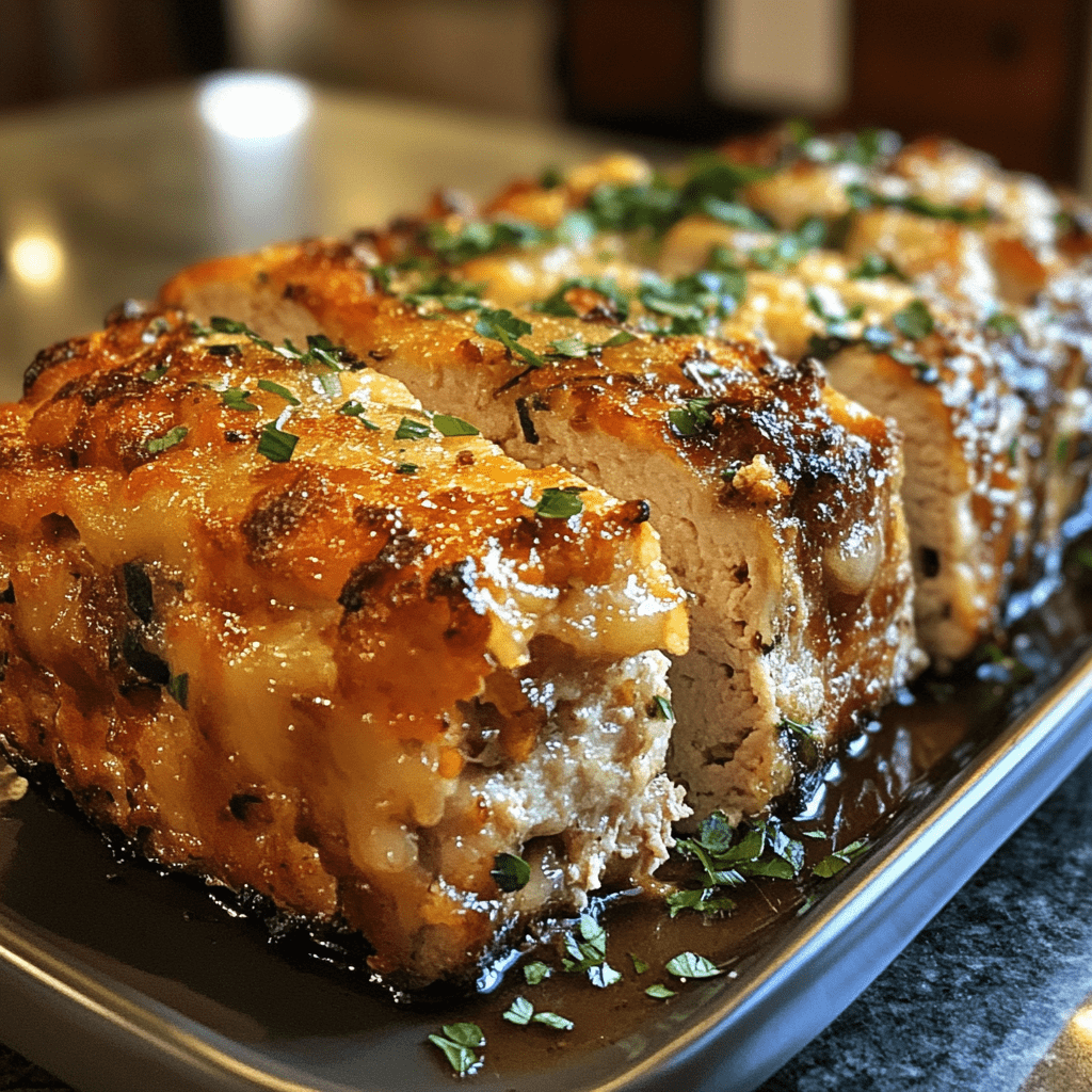 Garlic Parmesan Chicken Meatloaf: A Flavorful Twist!