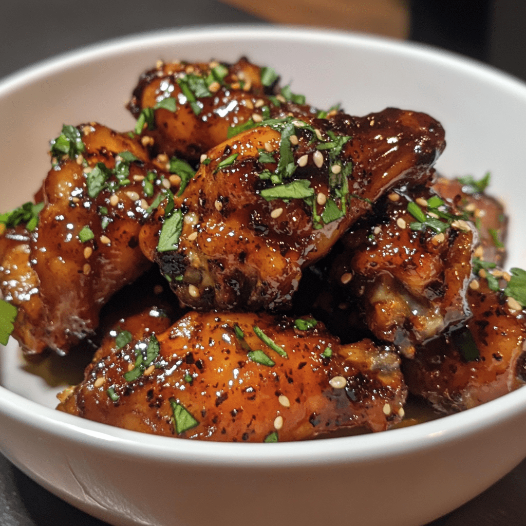 Sweet & Spicy Honey Garlic Chicken Wings will Delight You!