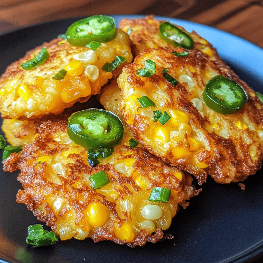Jalapeño Cheddar Corn Fritters: A Delicious Snack Idea!