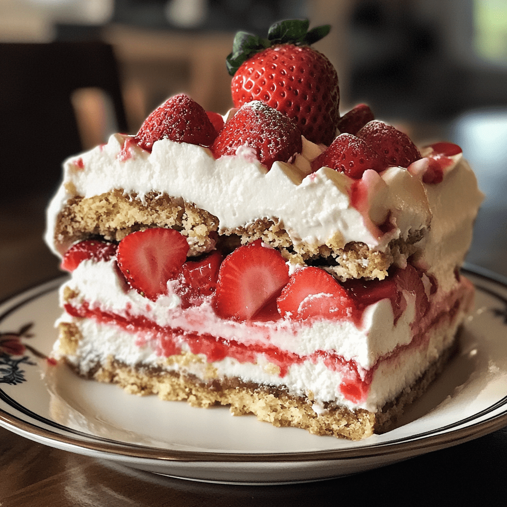 Strawberry Cheesecake Icebox Cake: Easy Recipe to Delight!