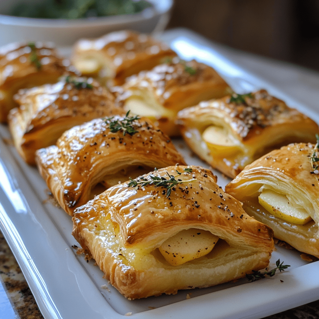 Apple Brie Puff Pastry Bites: A Delightful Treat Awaits!