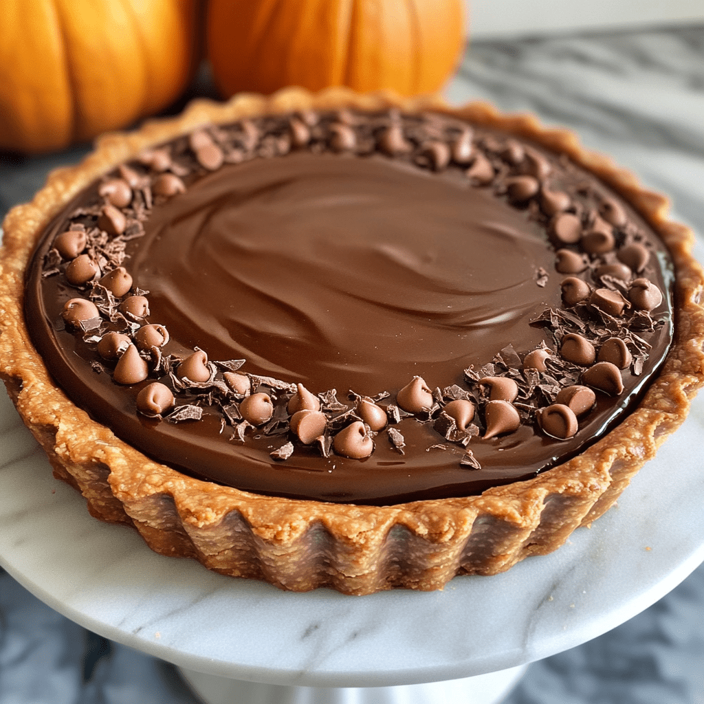 Chocolate Pumpkin Tart: Indulge in This Fall Delight!