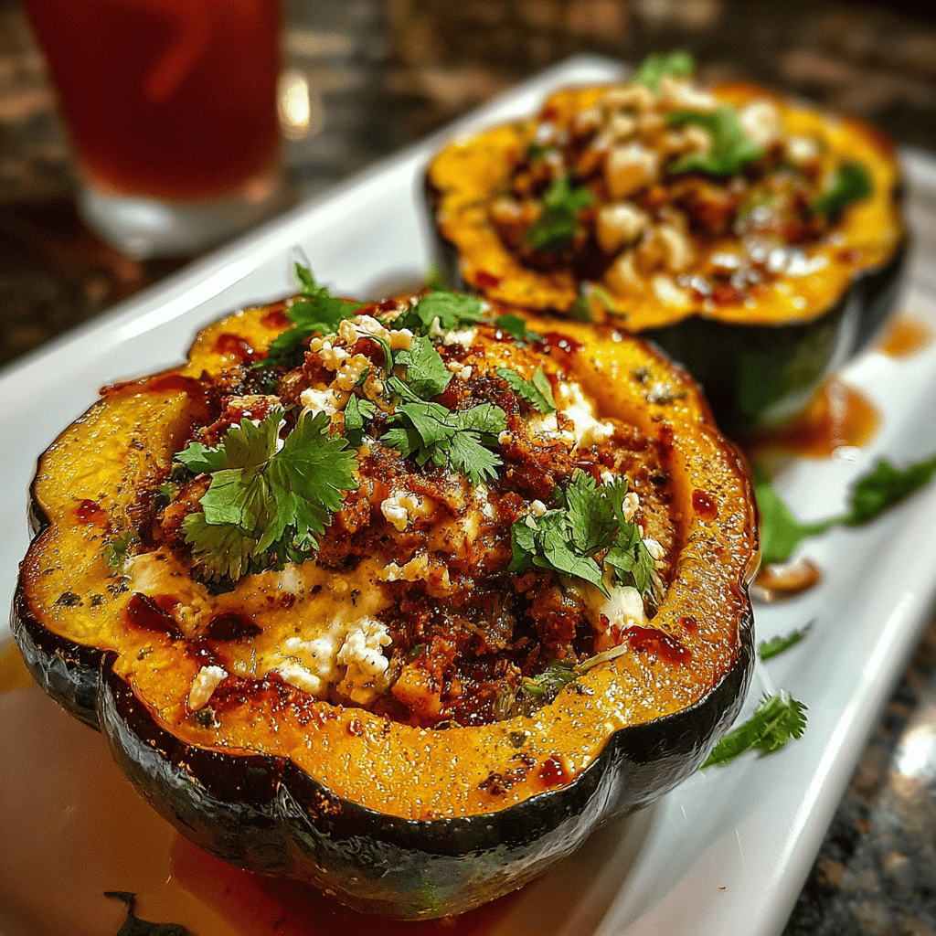 Vegetarian Stuffed Acorn Squash: A Delicious Healthy Recipe