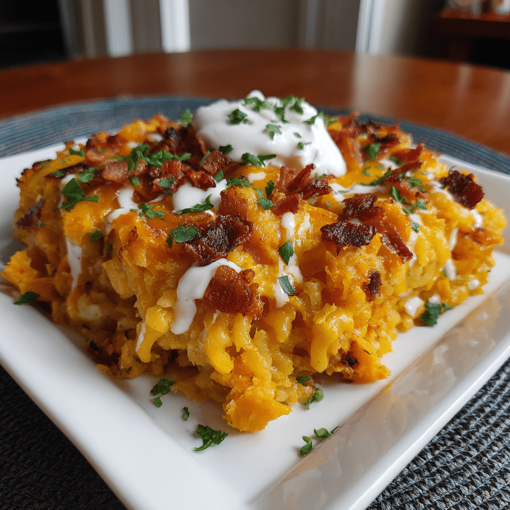 Cheesy Sweet Potato Casserole You Can’t Resist!