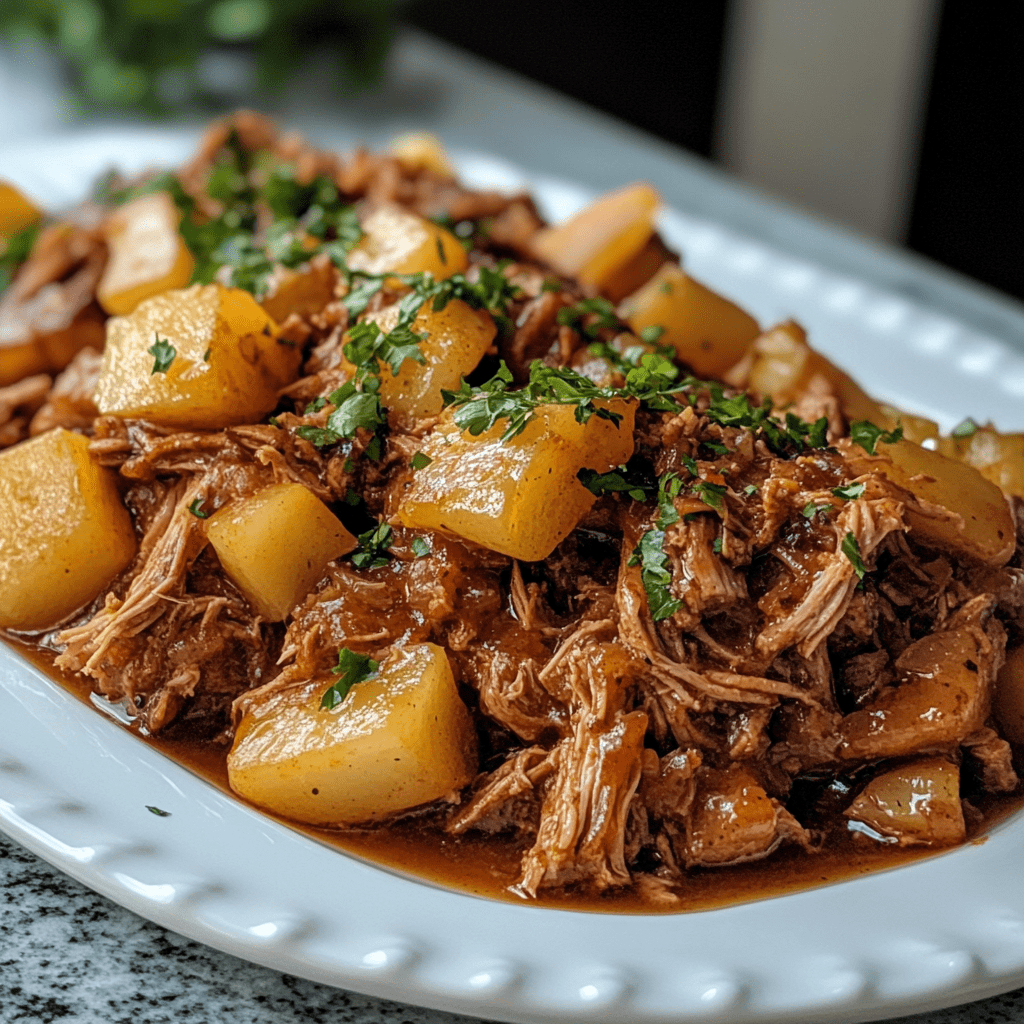 Apple Cider Pulled Pork Casserole: A Delicious Twist Awaiting You!