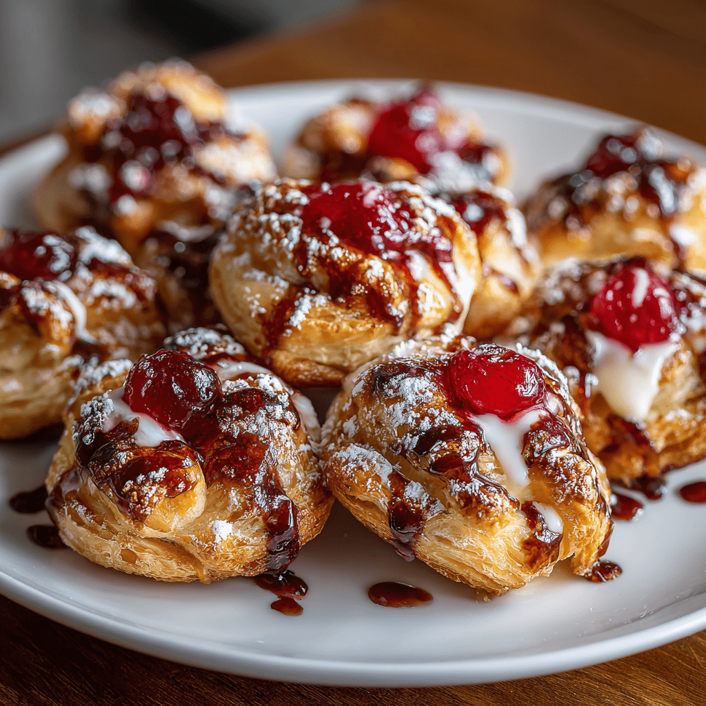 Mini Cherry Cheese Danishes Deliver Irresistible Flavor!