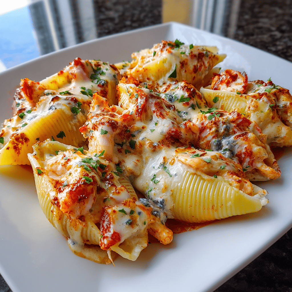 Creamy Seafood Stuffed Shells: A Must-Try Delight!