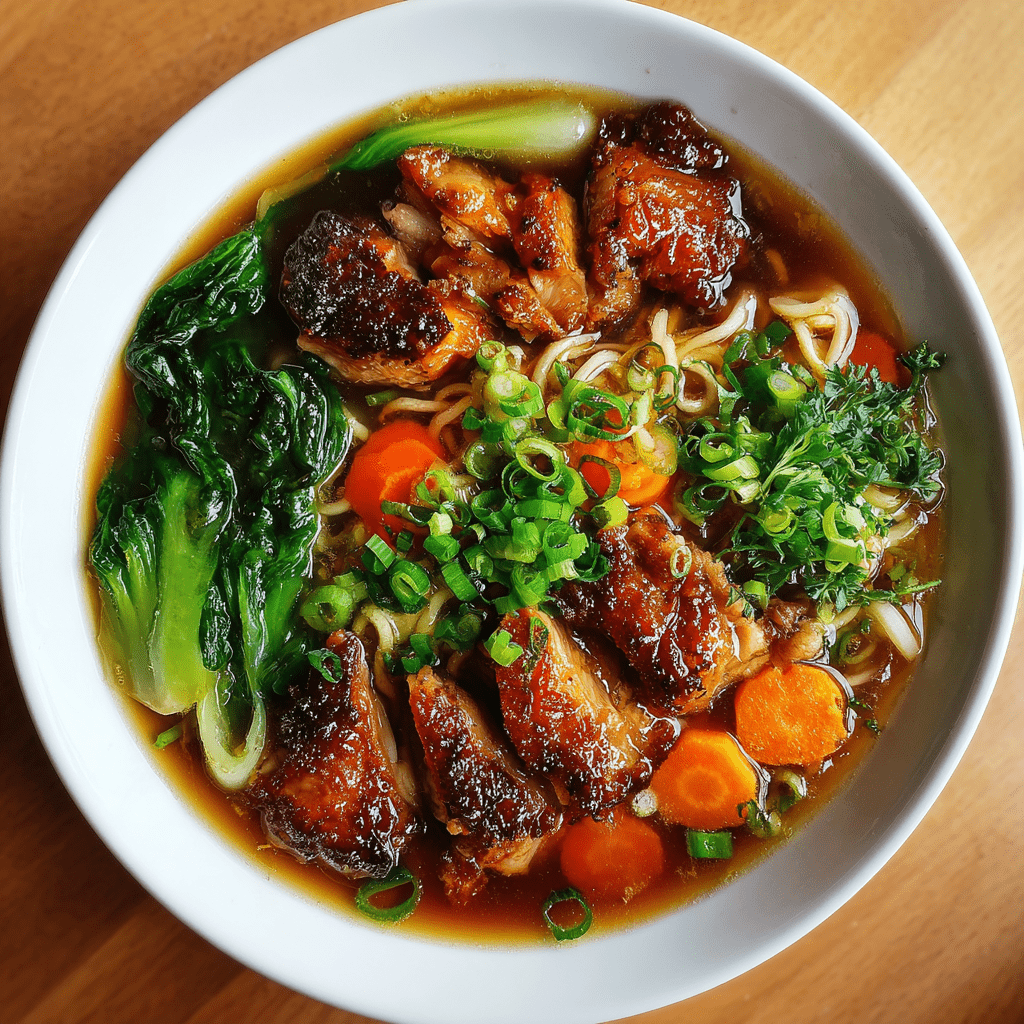 Caramelised Soy Chicken Garlic Broth: A Flavor Explosion!