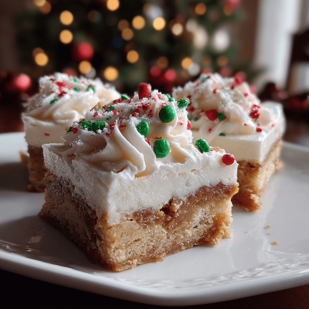 Christmas Sugar Cookie Bars that Everyone Will Love!