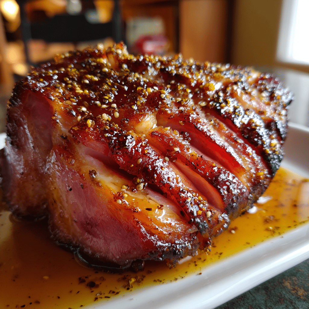 Maple Glazed Ham with Brown Sugar Crust Elevates Dinner!