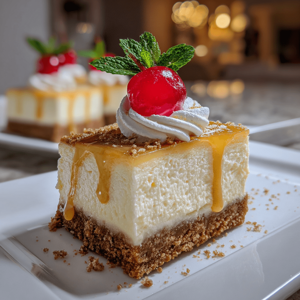 Eggnog Cheesecake Bars: Indulge in Holiday Bliss!