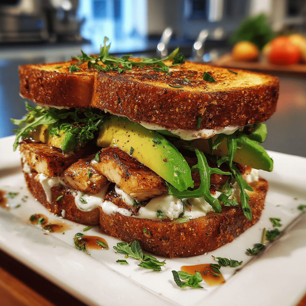 Chicken Avocado Melt Sandwich: A Must-Try Delight!