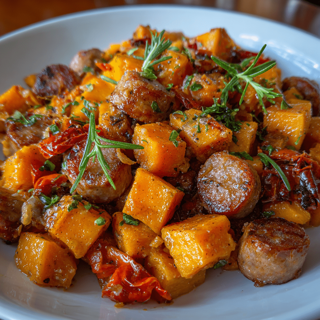 Sweet Potato & Sausage Casserole: A Cozy Delicacy Awaits!
