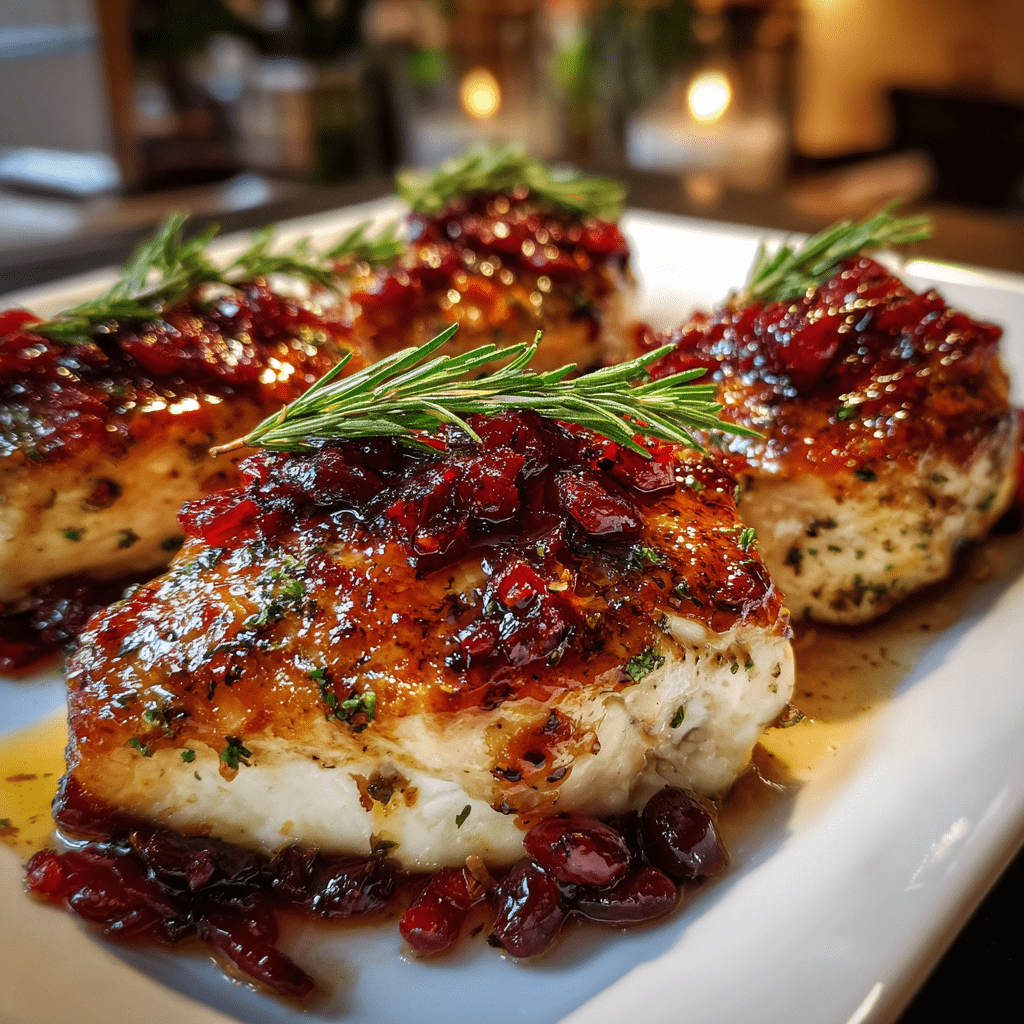 Honey Cranberry Chicken Bake with Ricotta Cheese delights your taste buds!