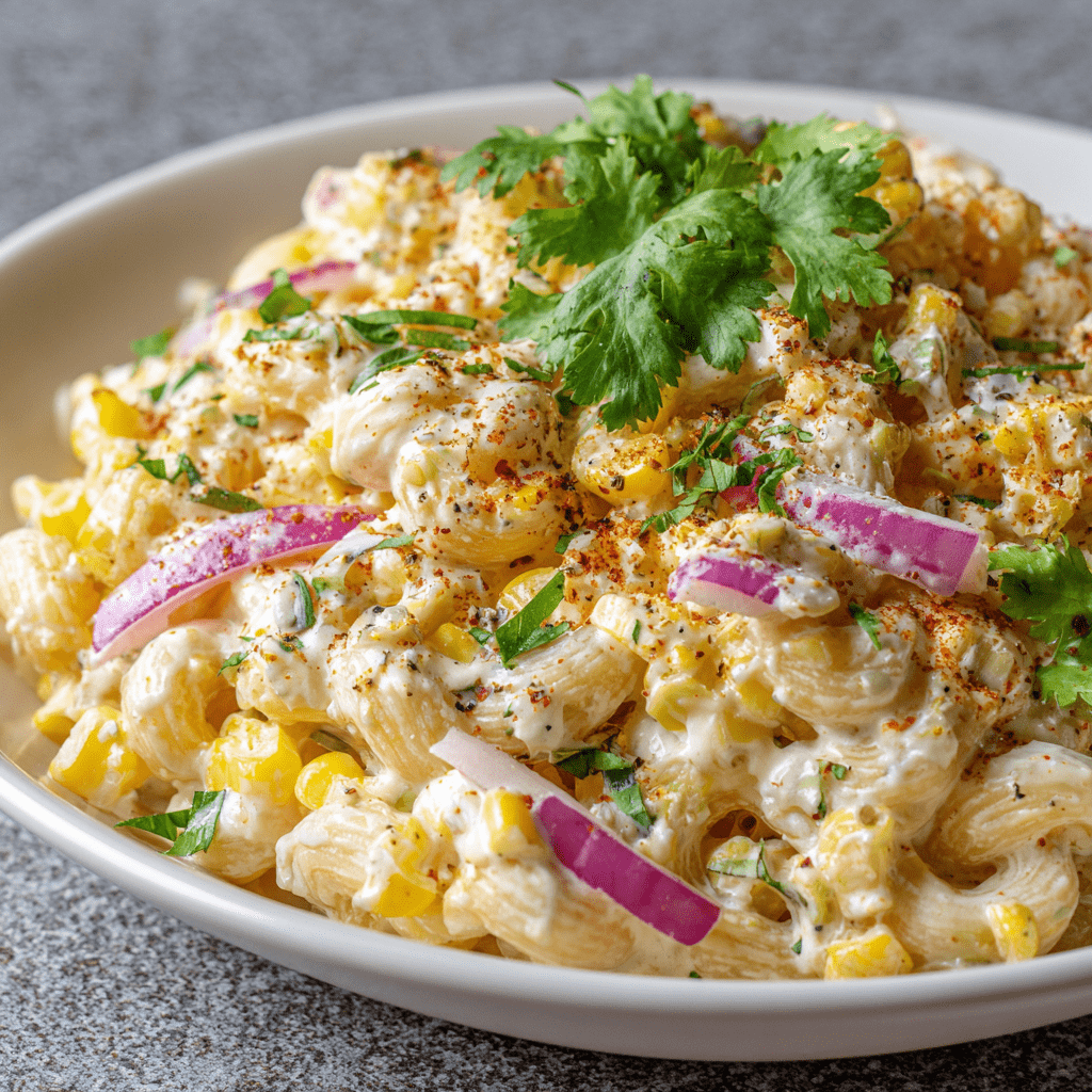 Creamy Street Corn Pasta Salad that Everyone Will Love!