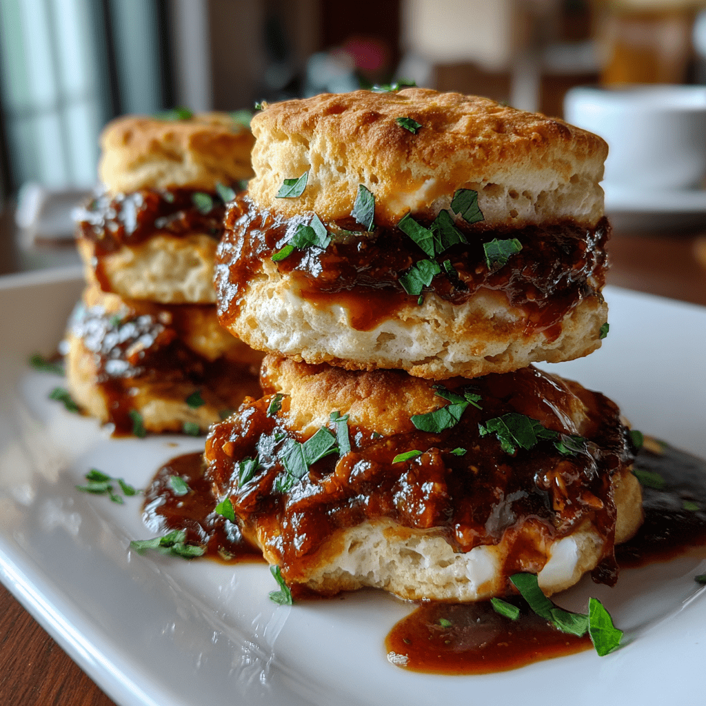 Mini BBQ Ranch Biscuit Melts: A Quick and Tasty Treat!
