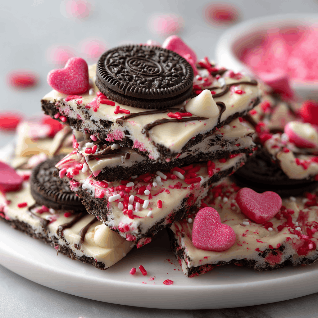 Oreo Valentine Bark: A Sweet Treat to Love!