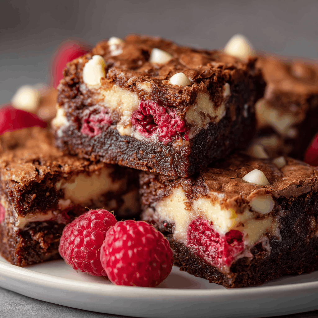 Raspberry White Chocolate Brownies That Will Delight You!