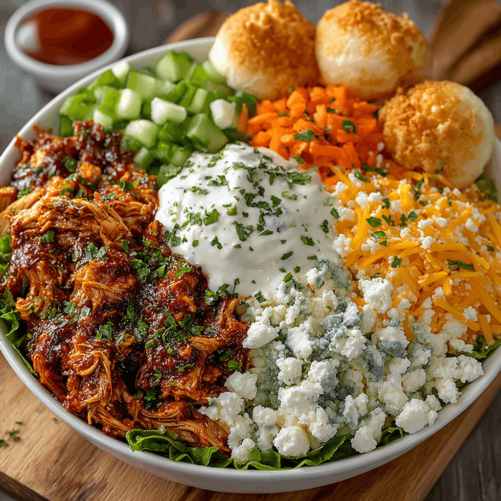 Buffalo Chicken Cottage Cheese Bowl: A Healthy Delight!