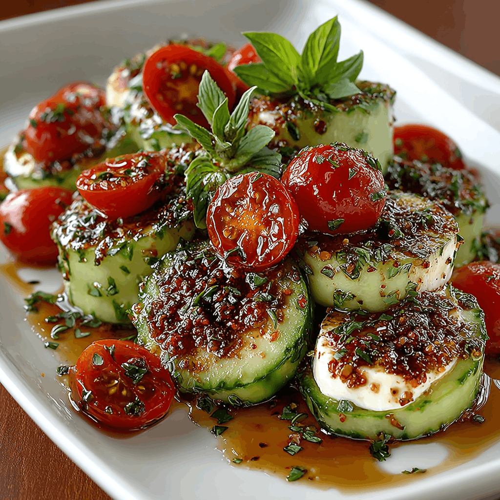 Cucumber Caprese Salad: A Refreshing Twist You’ll Love!