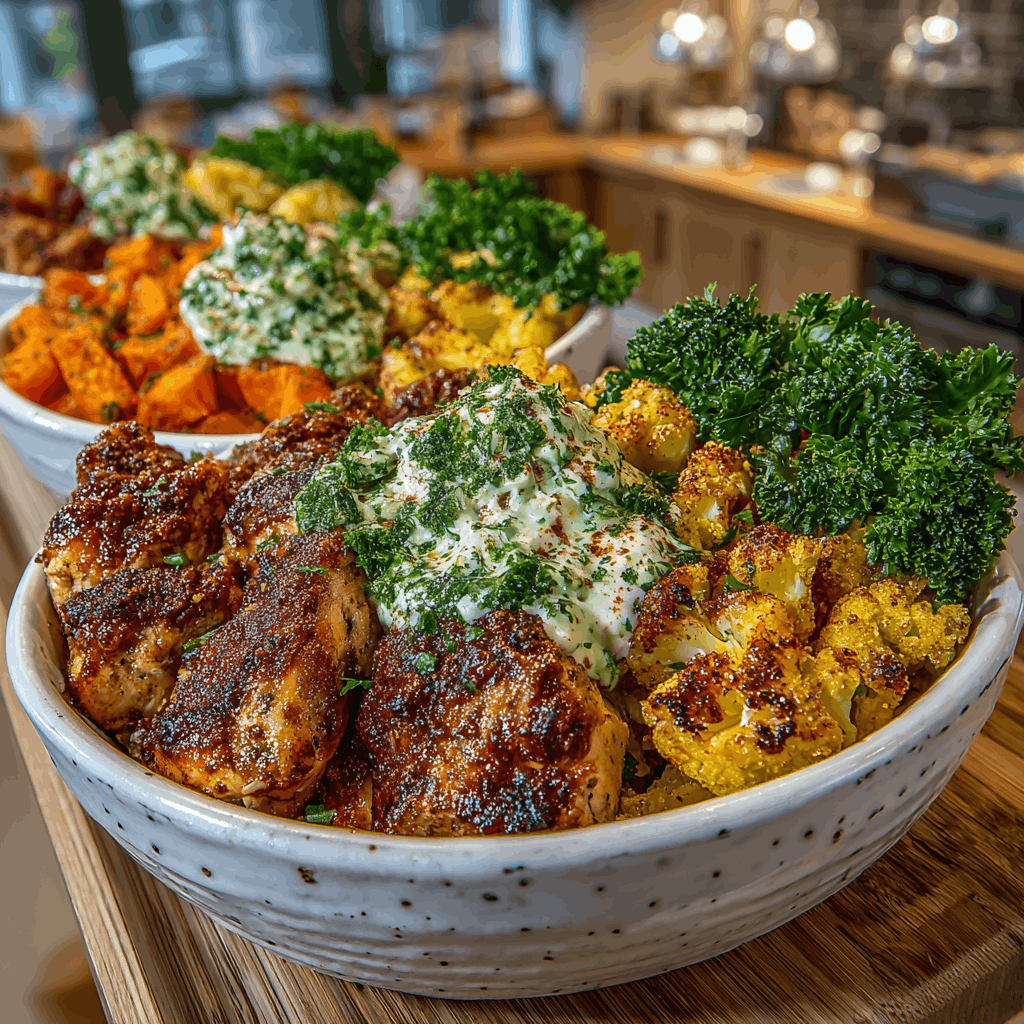 Healthy Chicken &amp; Sweet Potato Bowls for Tasty Nutrition!