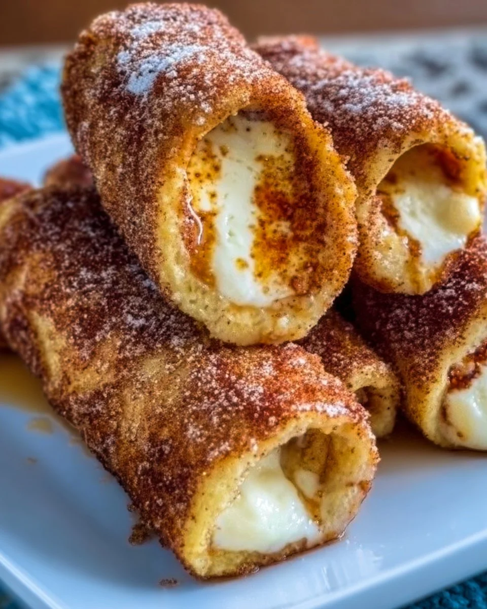 Cinnamon Sugar French Toast Roll-Ups