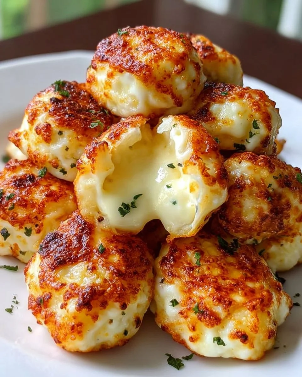 Cottage Cheese Mozzarella Bites