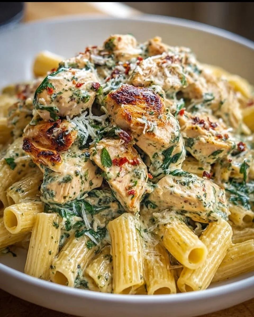 Creamy Pesto Chicken Pasta