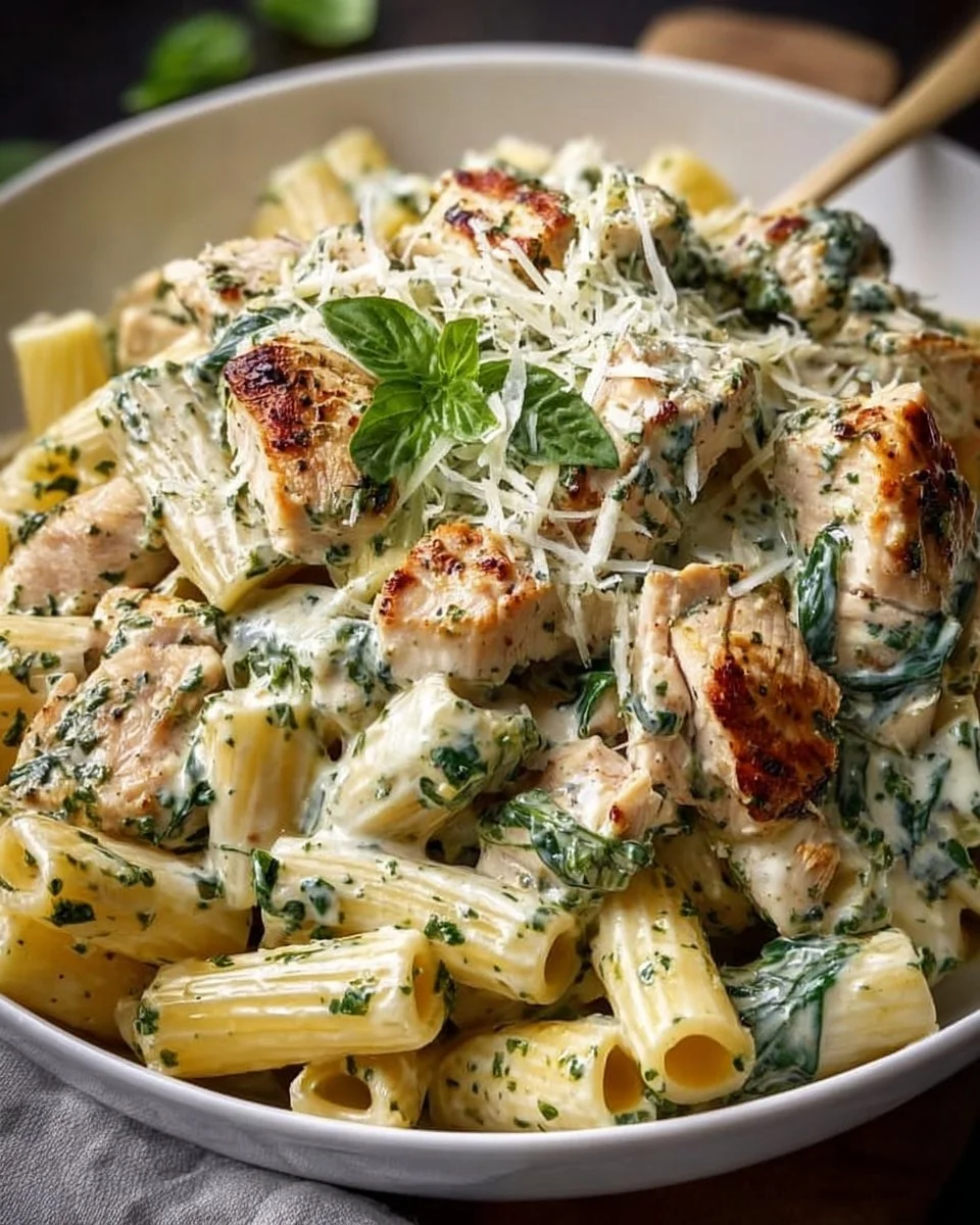 Creamy Pesto Chicken Pasta