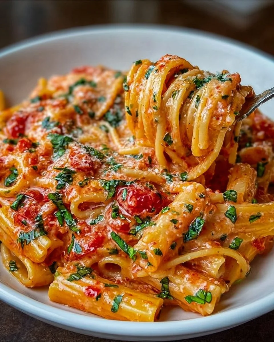 Creamy Tomato Garlic Pasta