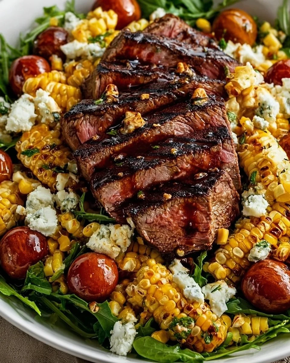 Grilled Balsamic Steak Salad