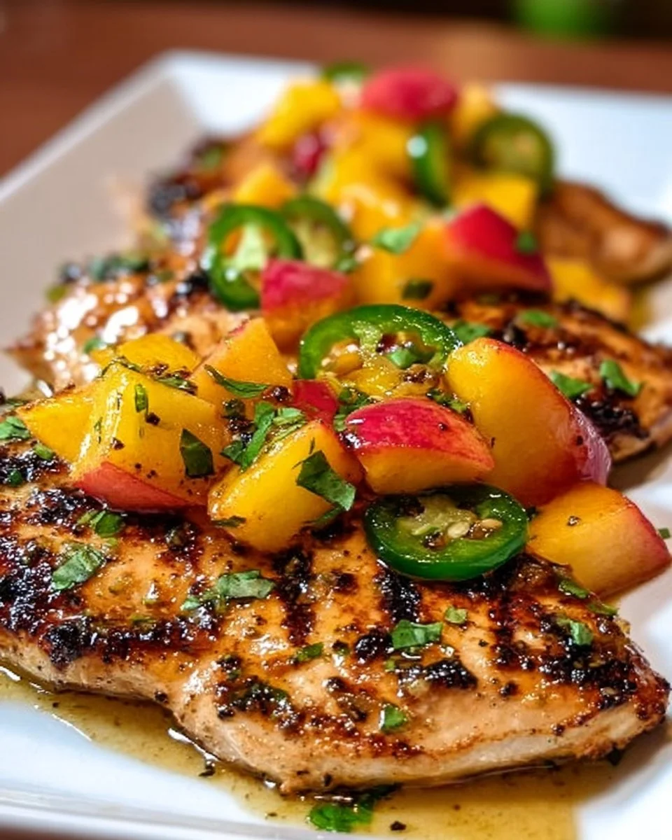 Jalapeño Peach Chicken