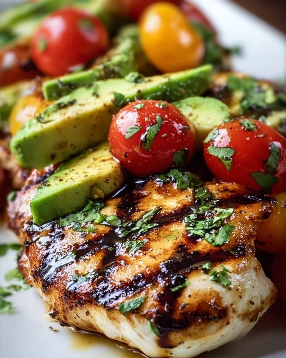 Juicy Grilled California Avocado Chicken