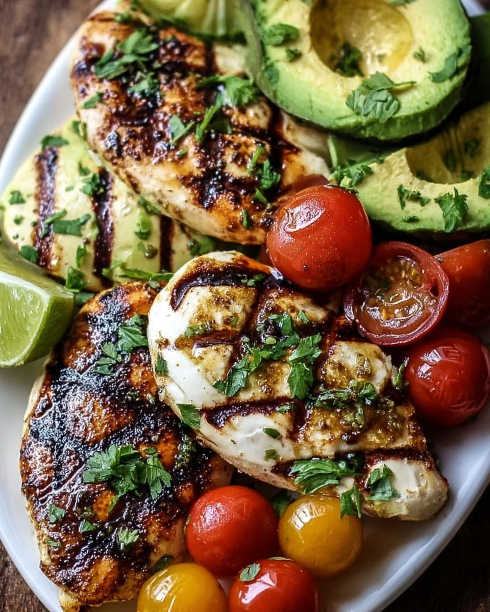 Juicy Grilled California Avocado Chicken