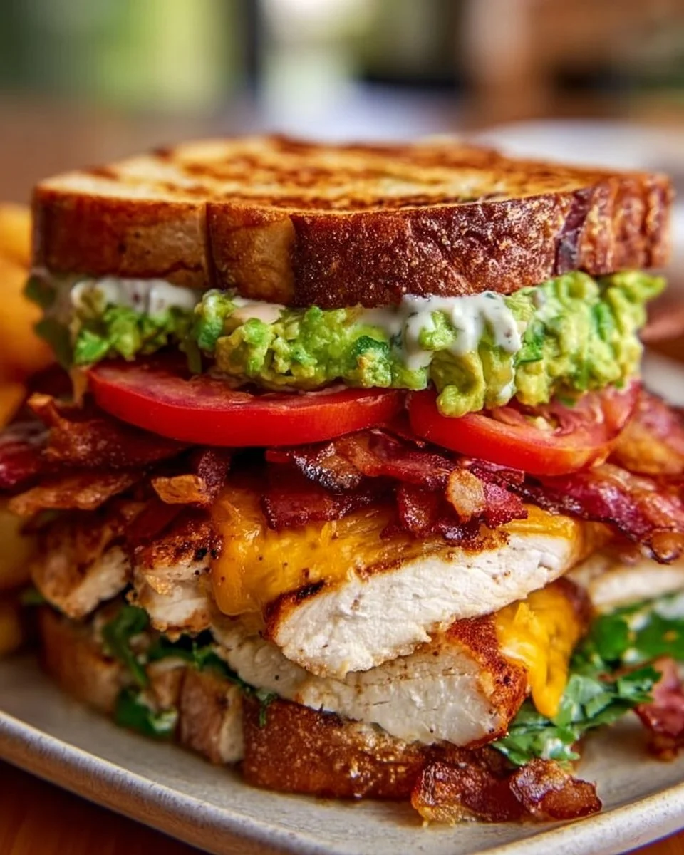 Loaded Chicken Club Sandwich