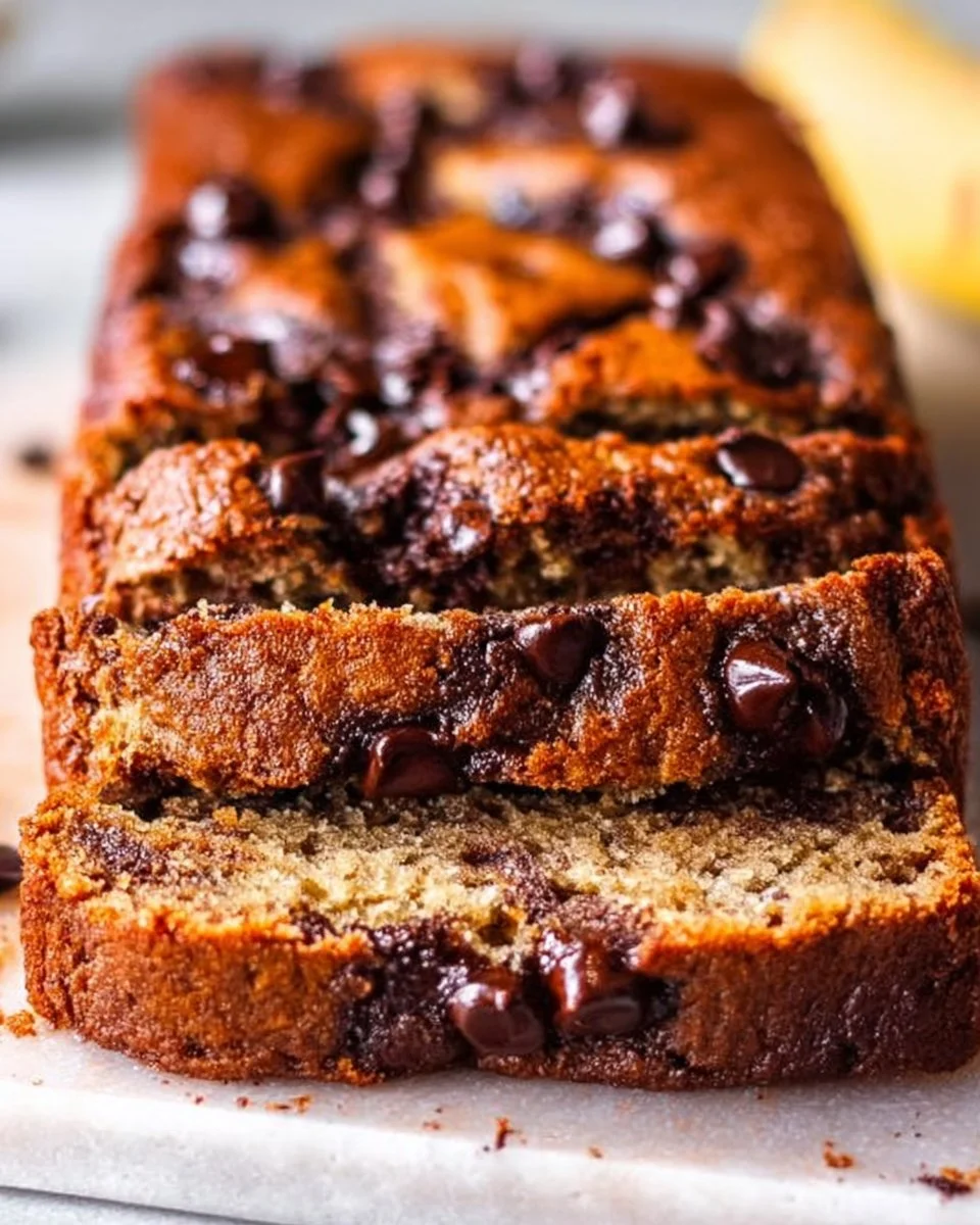Paleo Banana Bread with Chocolate Chips