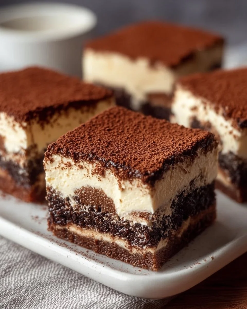 Tiramisu Brownies