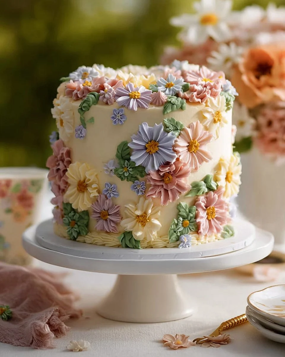 16 Floral Cake Birthday Ideas: Soft Romantic Designs for Garden Parties