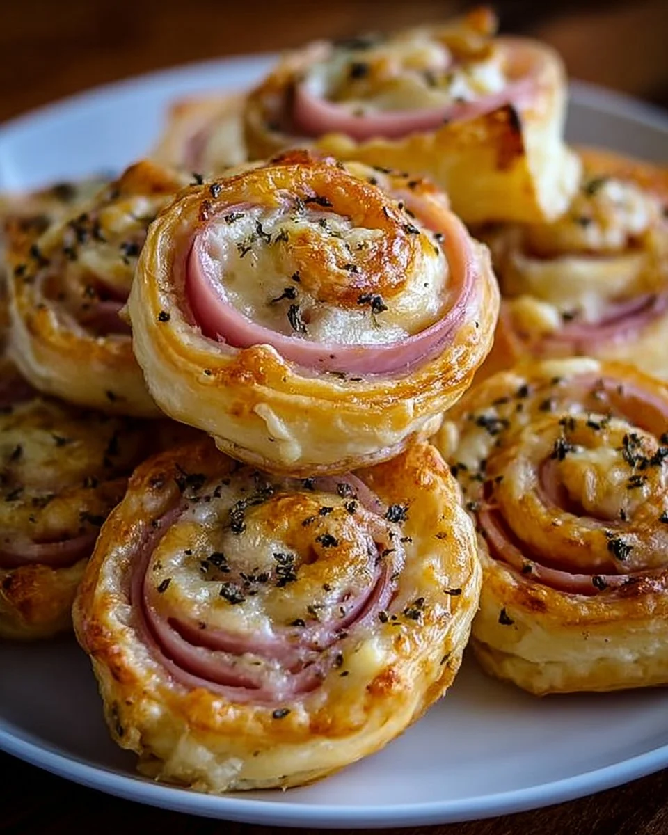 Ham and Cheese Pinwheels