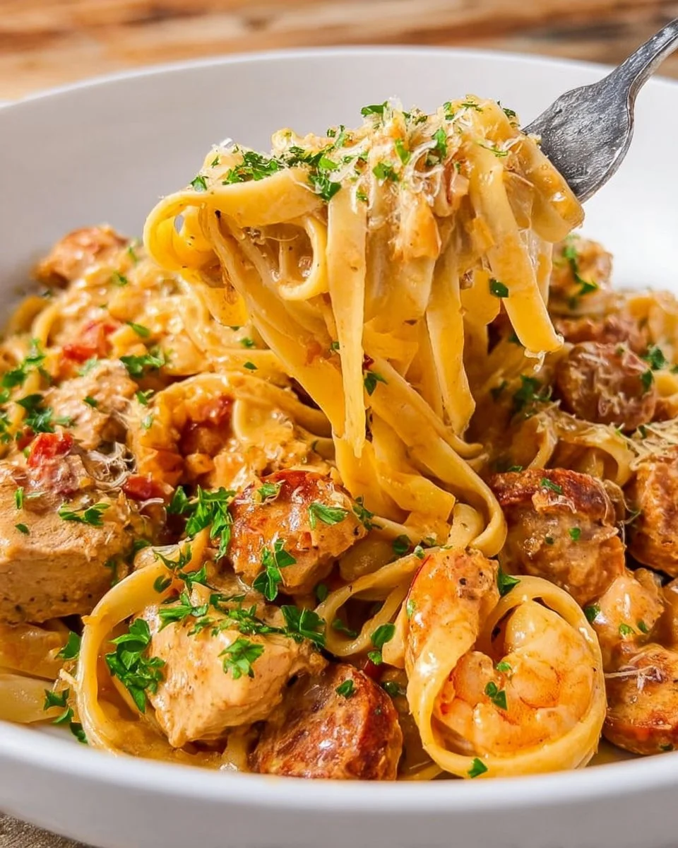 Loaded Cajun Chicken Pasta