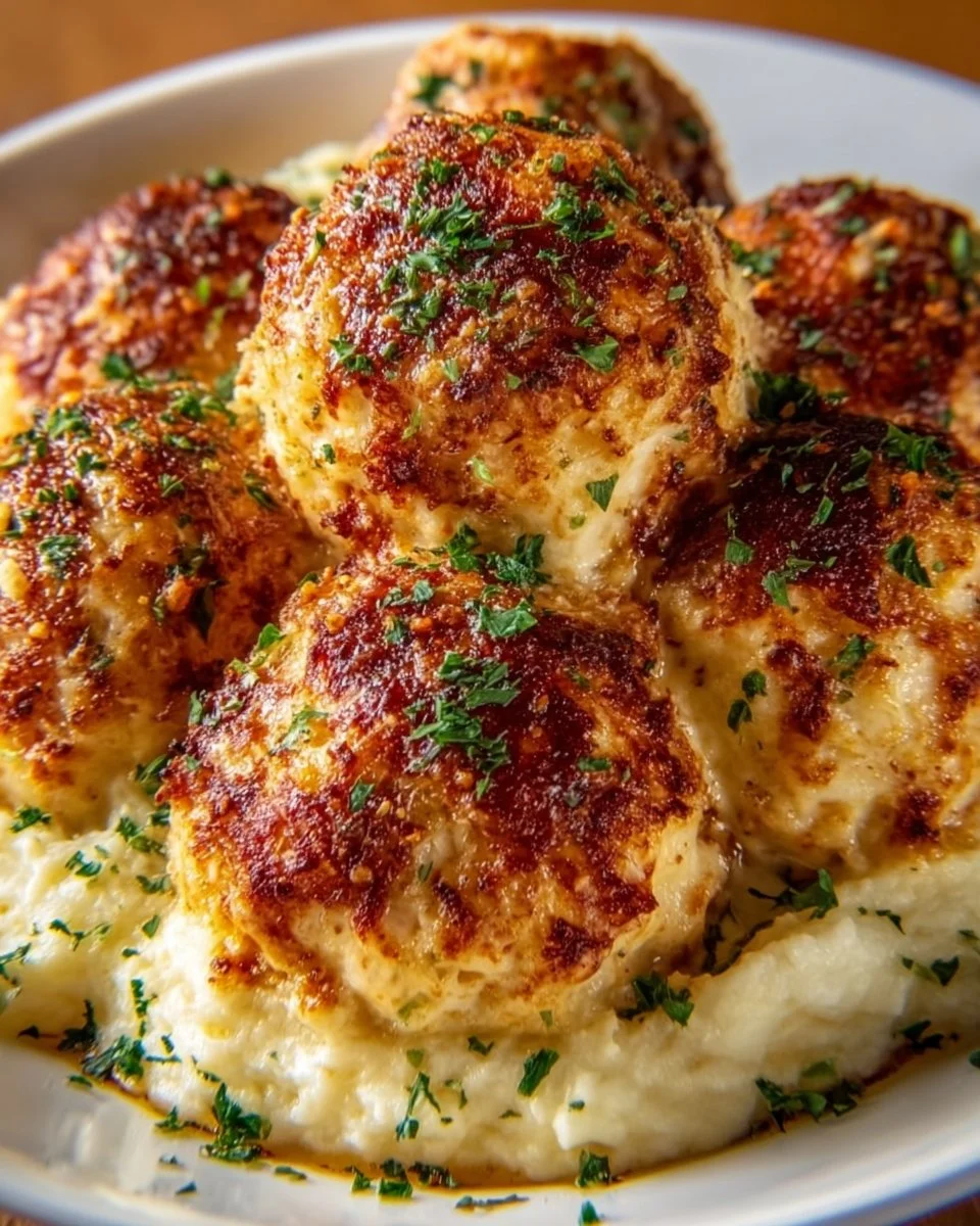 Parmesan Cloud Chicken Bombs