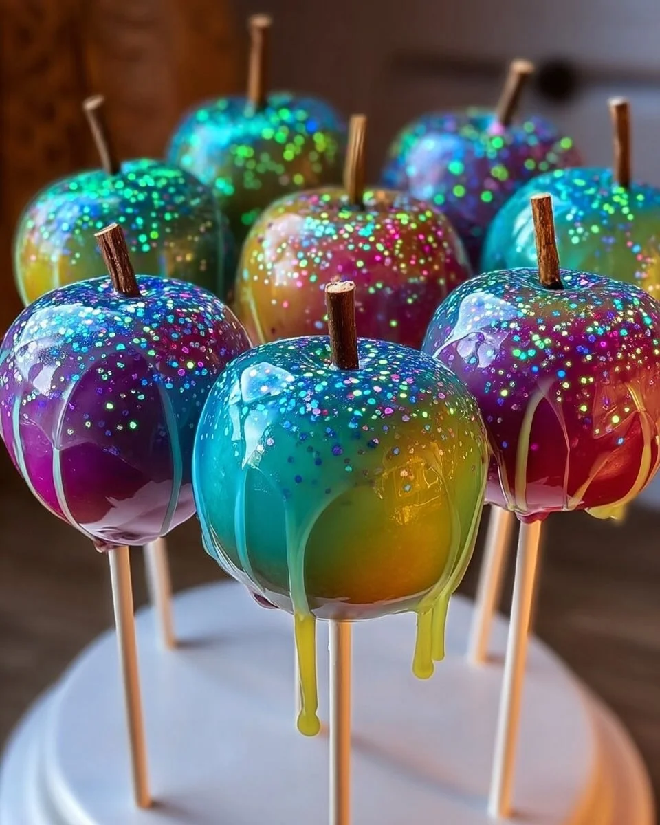 Pin by Nicole G on Yummy | Colorful desserts, Candy apple recipe, Sweet snacks recipes