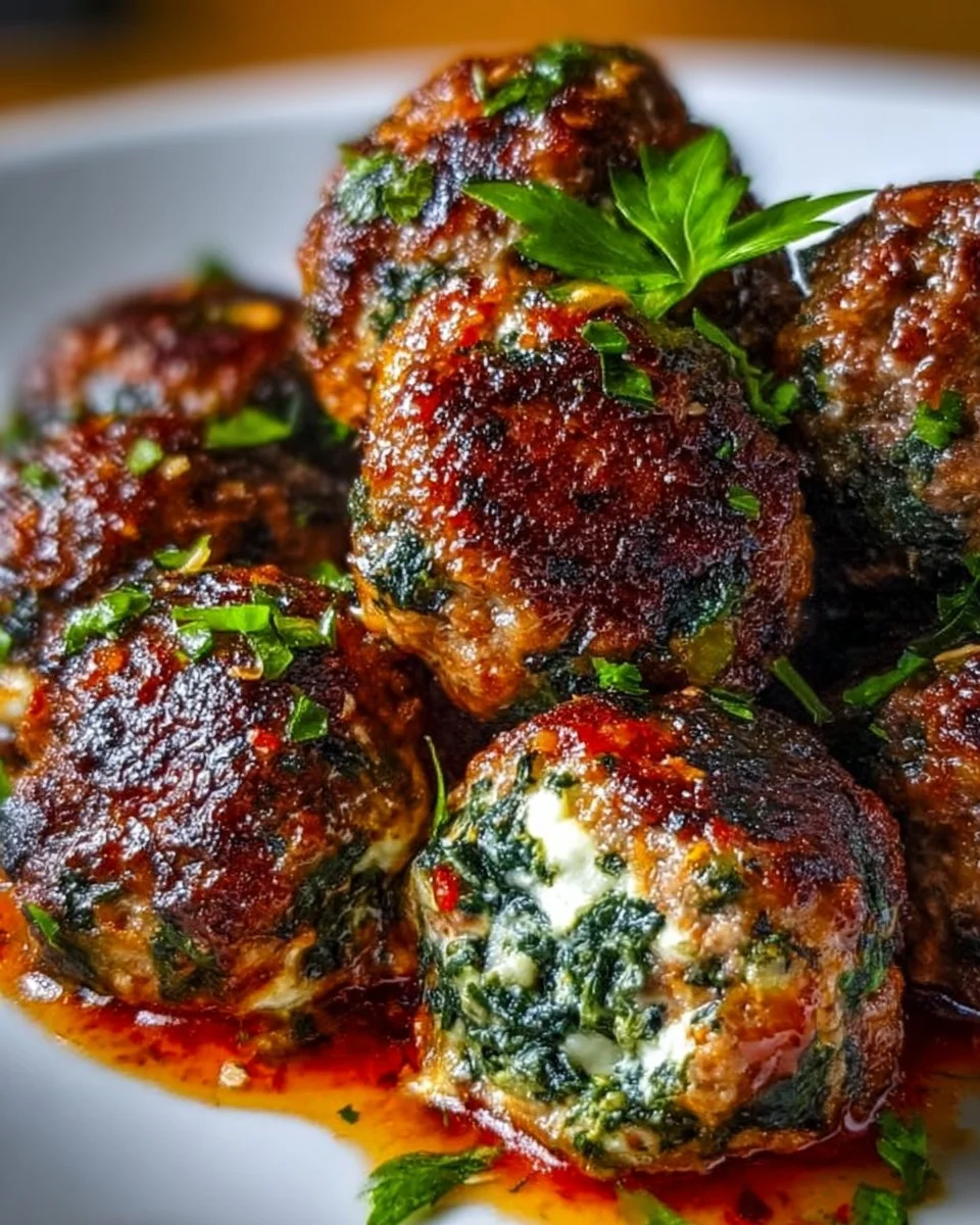 Spinach Garlic Meatballs Recipe Everyone Will Love