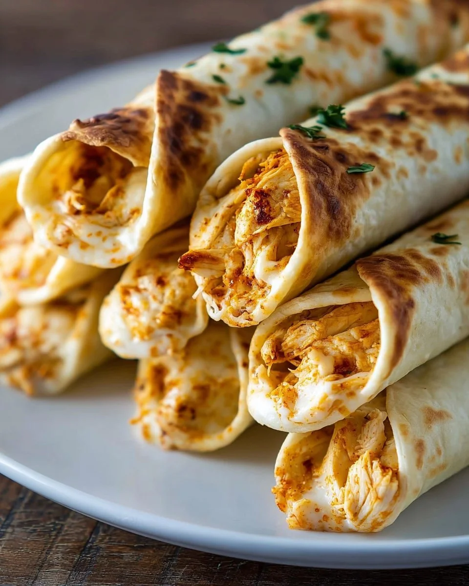 Baked Flour Taquitos