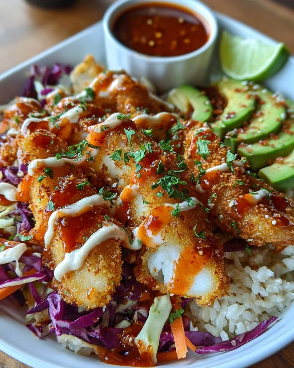 Crispy Fish Taco Bowls