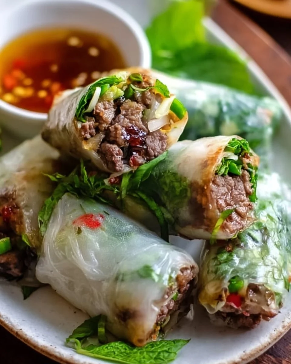 Thai Basil Beef Rolls: An Amazing Ultimate 5-Ingredient Dinner